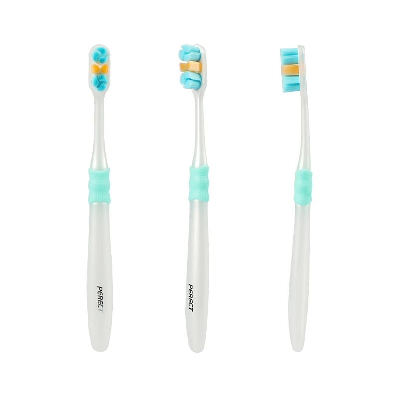 

PERFCT Anchorless Tufting Nano Tooth Brush Non-imprinted Good Explosive Adult Anti-bacterial Toothbrush, Customized color
