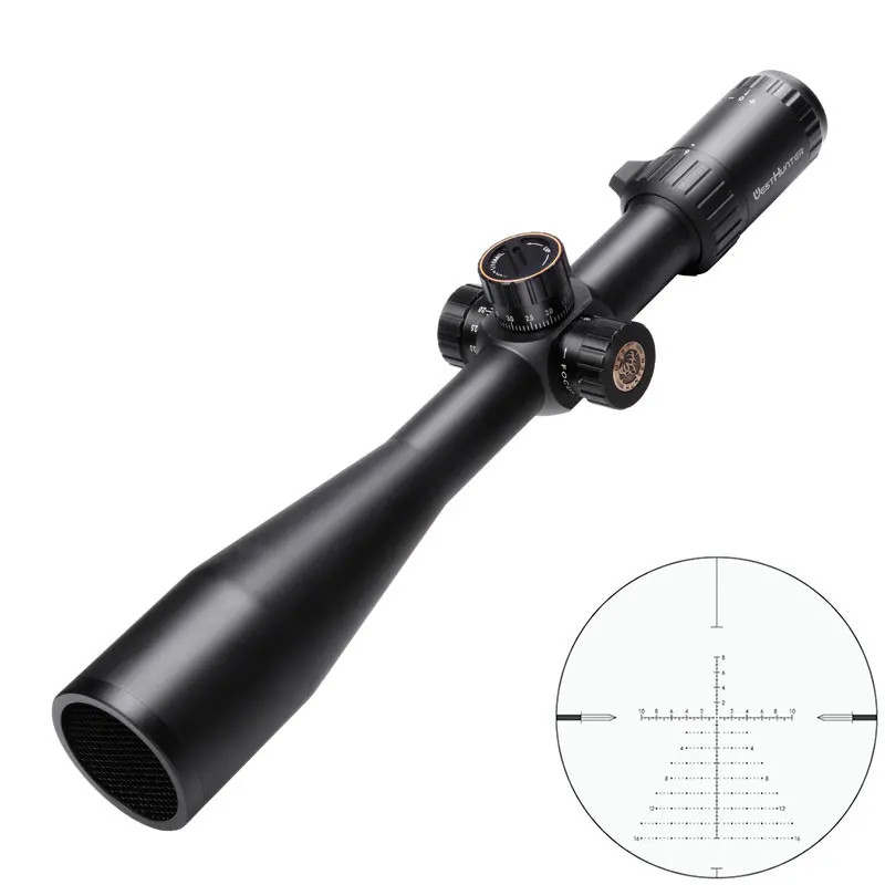 

Hunting First Focal Plane Riflescopes WestHunter HD 6-24X50 FFP Side Parallax Air Gun Scope Long Range Shooting Optical Sights