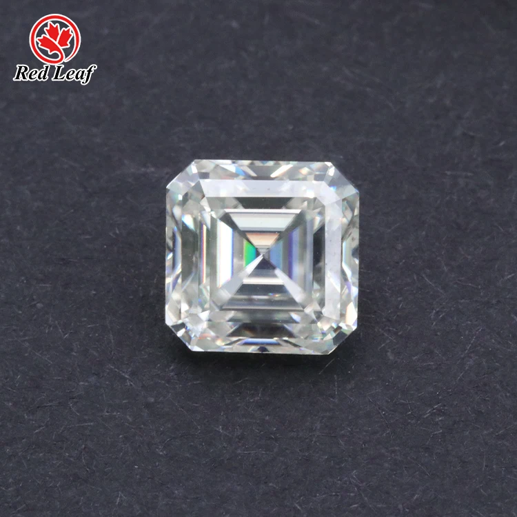 

Redleaf moissanite wholesale price GRA D-VVS1 emeralds cut gems stone moissanite loose