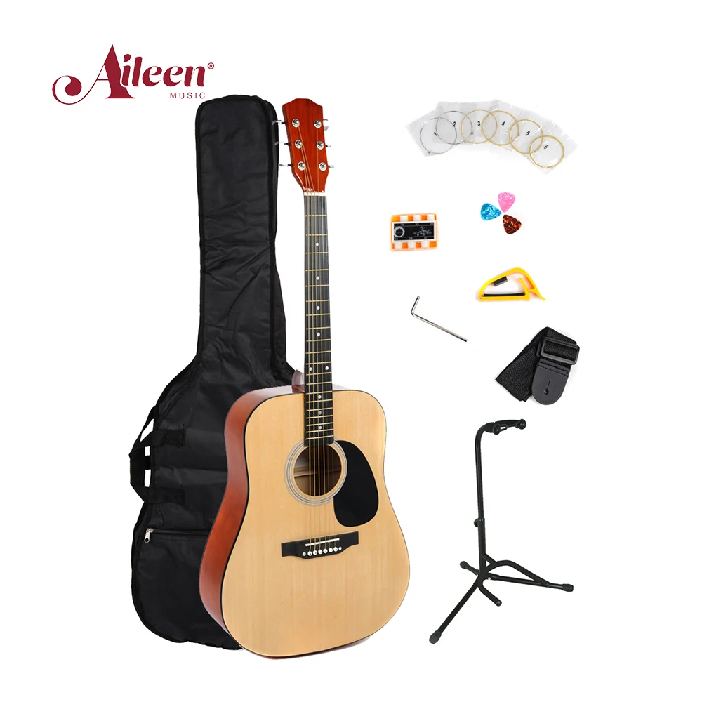 

Ready to Ship  Advancing Student Acoustic Guitar Set Guitare Acoustique(AF29