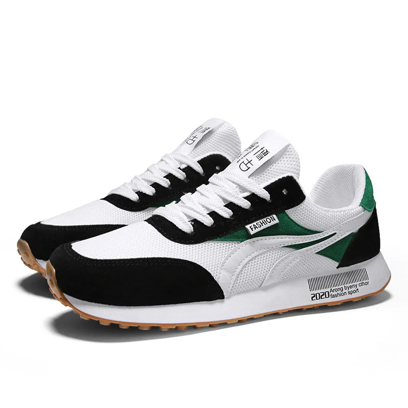 

2022 men's shoes summer new trend mesh thick-soled casual shoes large size men's sports shoes