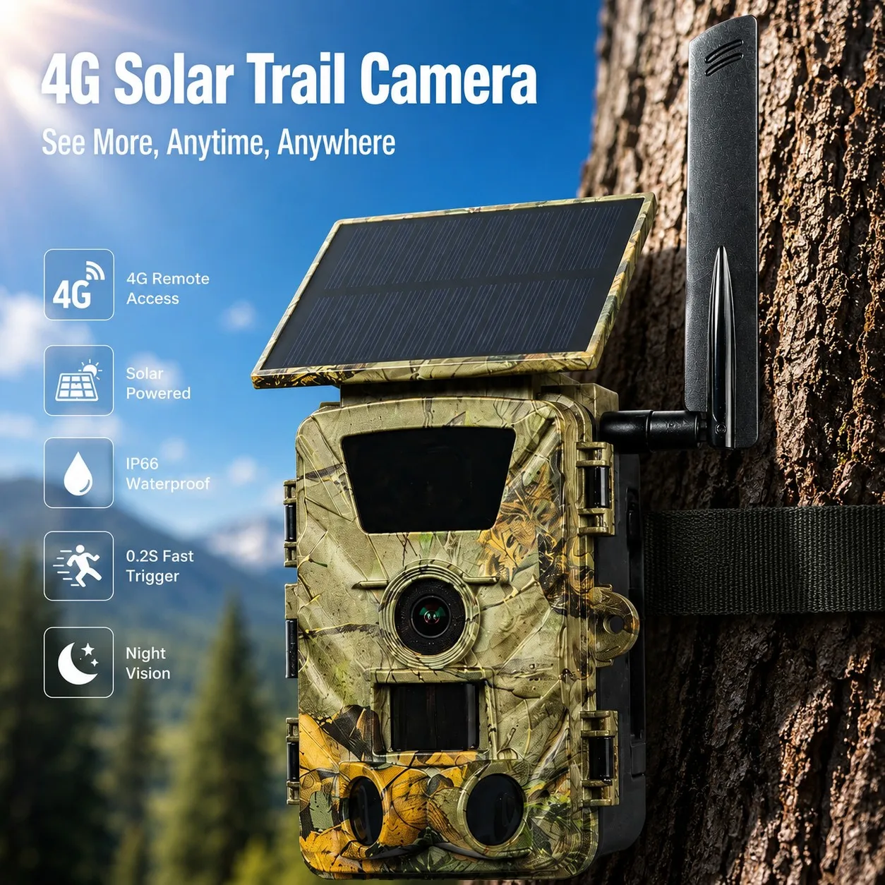 PR903G Solar Trail Camera