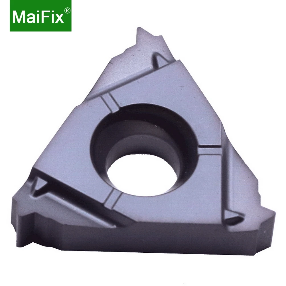 

Maifix 16IR 100ISO Blade CNC Lathe Tools Threaded Holder Tungsten Carbide Cutter Steel Turning Threading Inserts