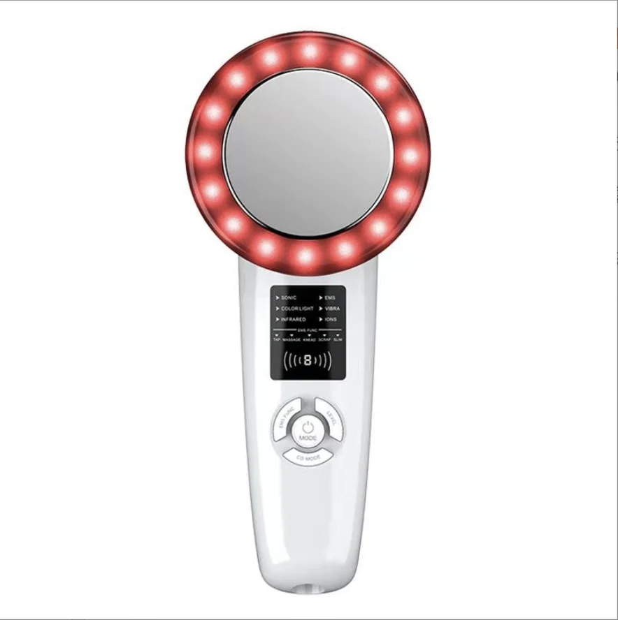 

New LED 6 In 1 Slimming Massager Ultrasonic Body Shaping Device EMS Vibration Beauty Device IPL Beauty Device