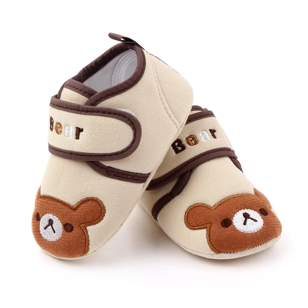 Spring Autumn Baby Shoes Cute Cartoon Design Soft Sole Infant Boy Girl Toddler Shoes supplier