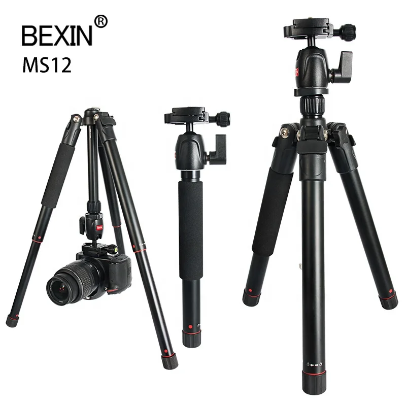 

BEXIN custom photography equipment professional lightweight flexible portable support stand mount monopod camera tripod for dslr