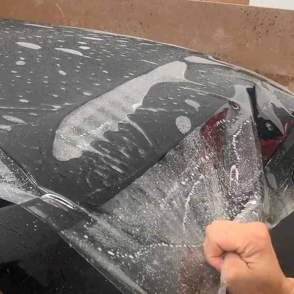 
Variable transparency film for car 