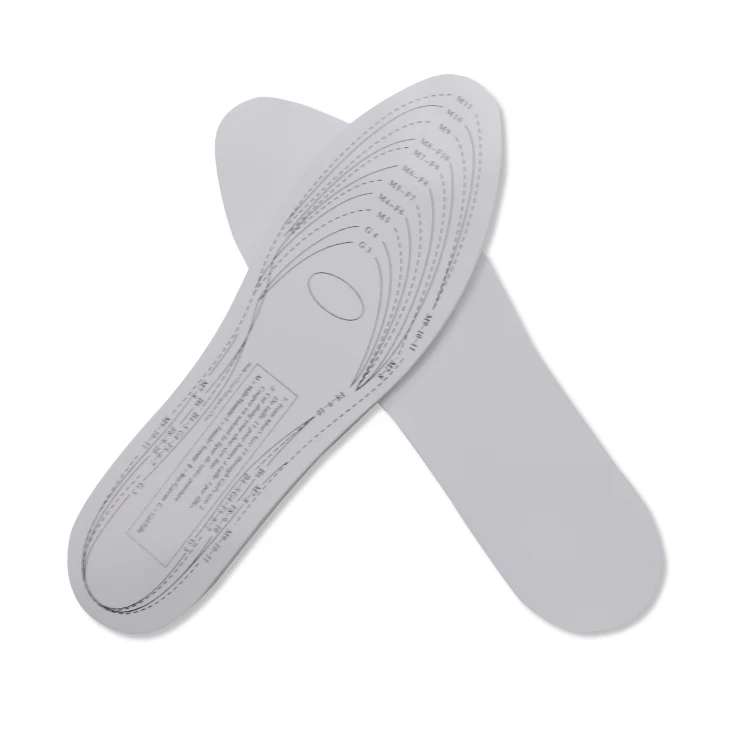 

Factory Hot Sale Comfort Breathable Shock Absorption Natural Memory Foam Insole, White