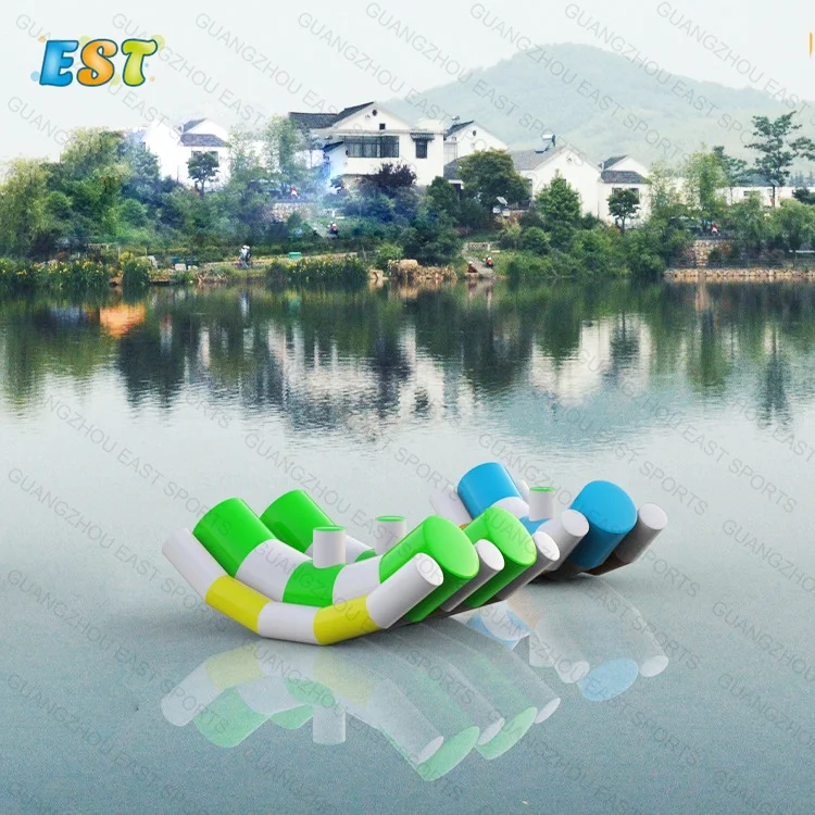 

Open Sea Water Totter Floating Games Inflatable Water Seesaw for Aqua park, Blue, white, yellow, green,red, or at your request