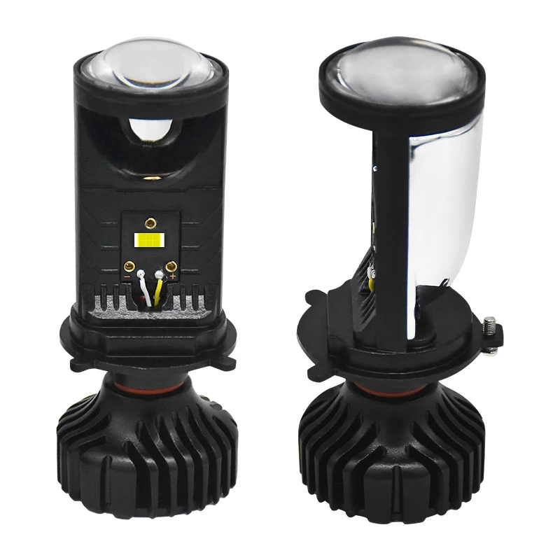 

Super Bright Projector Motorcycle accessories Led Lens Y6 Y6D Mini H4 Led Laser Headlight Bulbs Bi Car Led headlamp