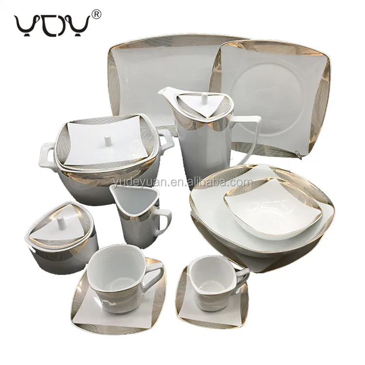 Ydy New Design Egypt Style 66pcs Porcelain Dinner Tableware Sets For 6