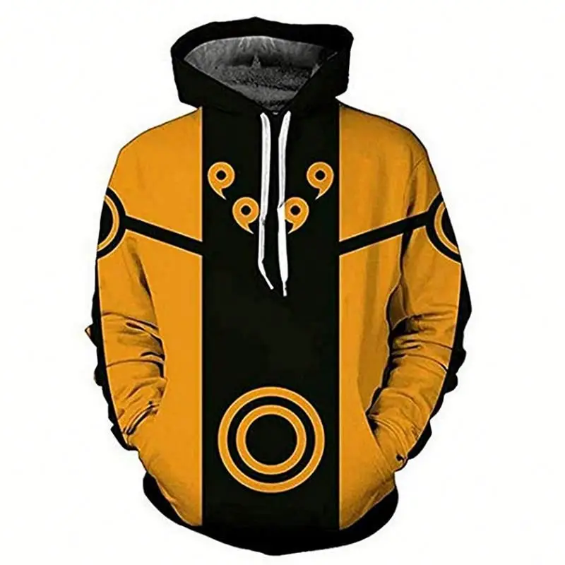 3D Printed Hoodies Polyester Naruto Sweatshirt Boys Tracksuit Mens Hoodies Fashion Hooded Clothing Hoodies