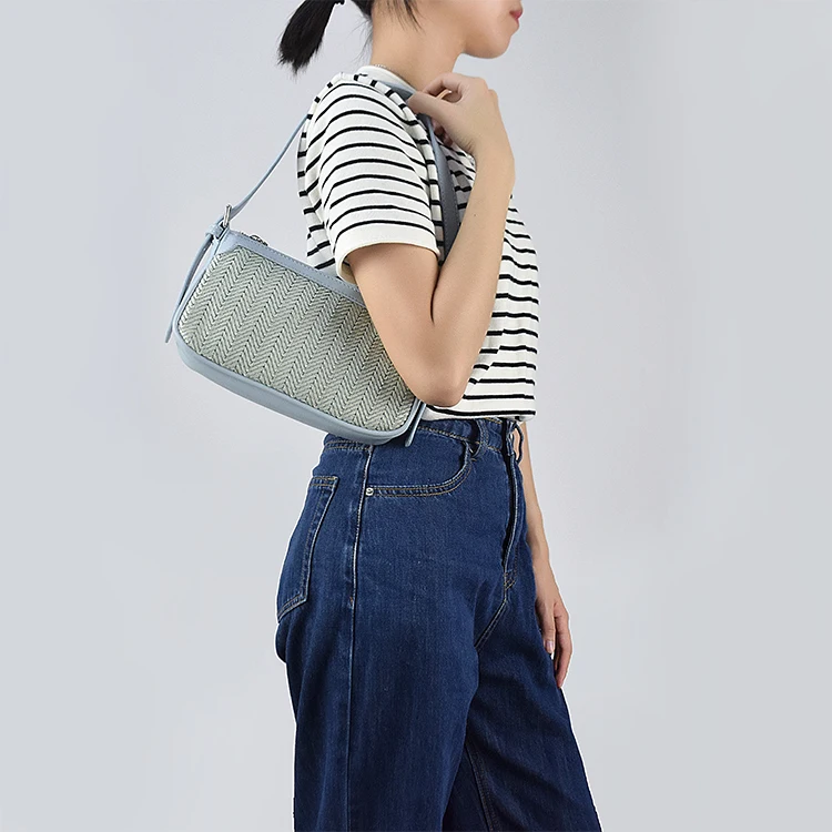 

2021 Customized Leather Shoulder Hand Bags Fashion Pu Leather Purses And Handbag For Women, Black