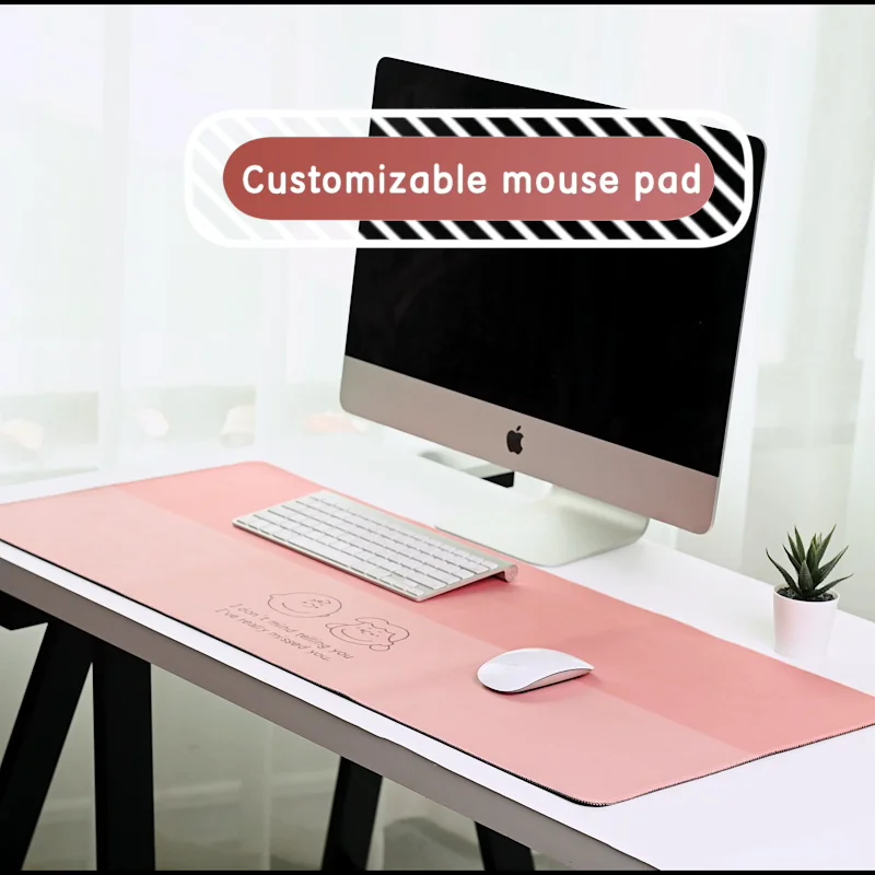 80*30cm Simple Large Office Desk Mat Modern Table Keyboard Computer Mouse Pad Rubber Laptop
