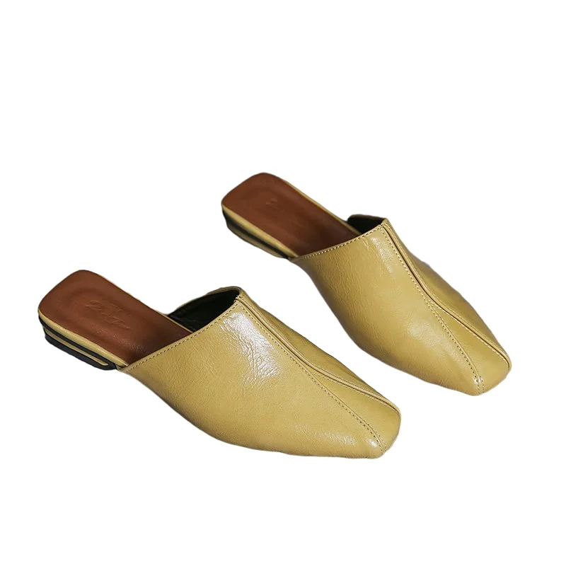 

2020 Leather Summer Factory Price Classic Popular Nude Flat Sandals Womens Sandals