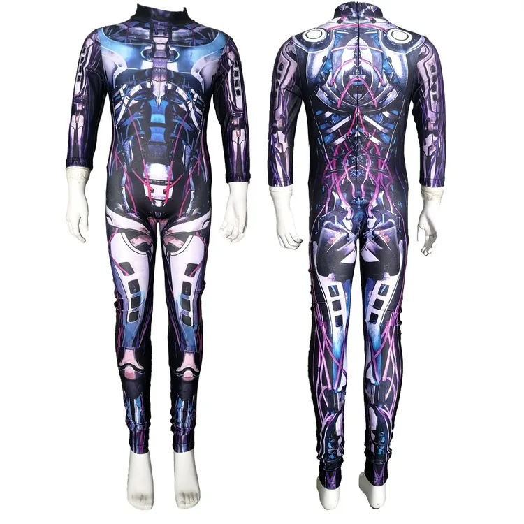 

Kids Halloween Costume Adult Robot Kids Cosplay Costume Steampunk Fancy Gothic Disguise Clothing Plus Size