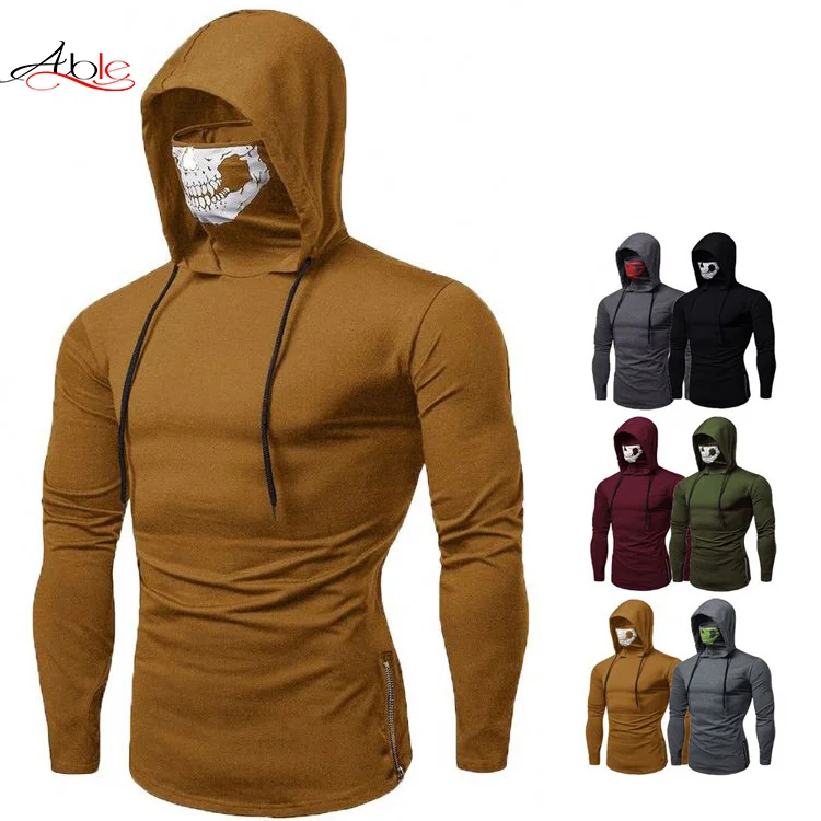 

Able Sudadera Para Hombres Oem/Odm Tenu De Sport Custom Workout Clothing Pullover100% Cotton Brown Sweatshirt Skeleton Hoodie