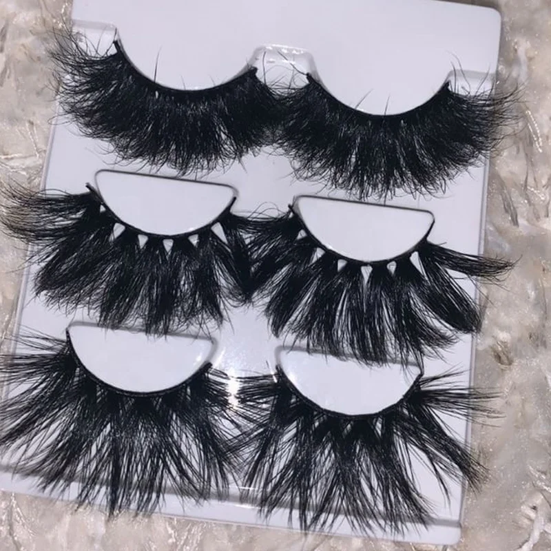 

Wholesale 2021 New 6D Mink Eyelash Custom Lashes Private Lable Real Mink Eyelash lashes3d wholesale vendor 25mm mixed