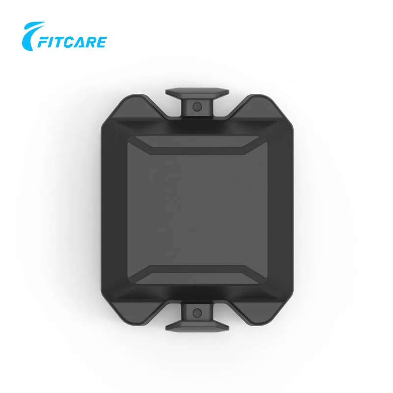 

No Magnet Bike Cadence Sensor for Indoor and Outdoor Bike Exercise from Fitcare, Black with red