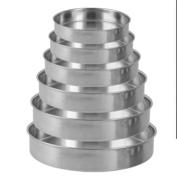 

Custom Design kitchenware Home Cook Use serving Stainless Steel Round Tray