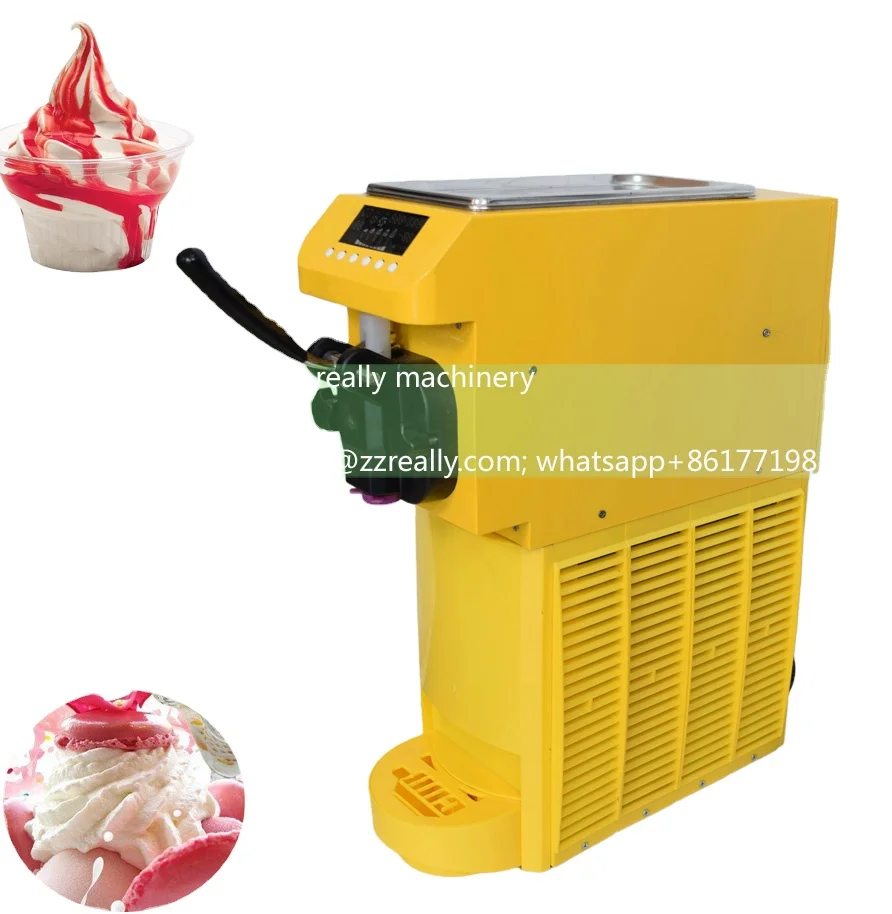 

Customizable Commercial Soft mini Ice cream machine 5L Cylinder, B/r/y customizable