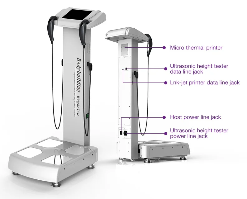 Máy phân tích thành phần cơ thể Anboo chuyên nghiệp Với máy in Inbody Thành phần cơ thể