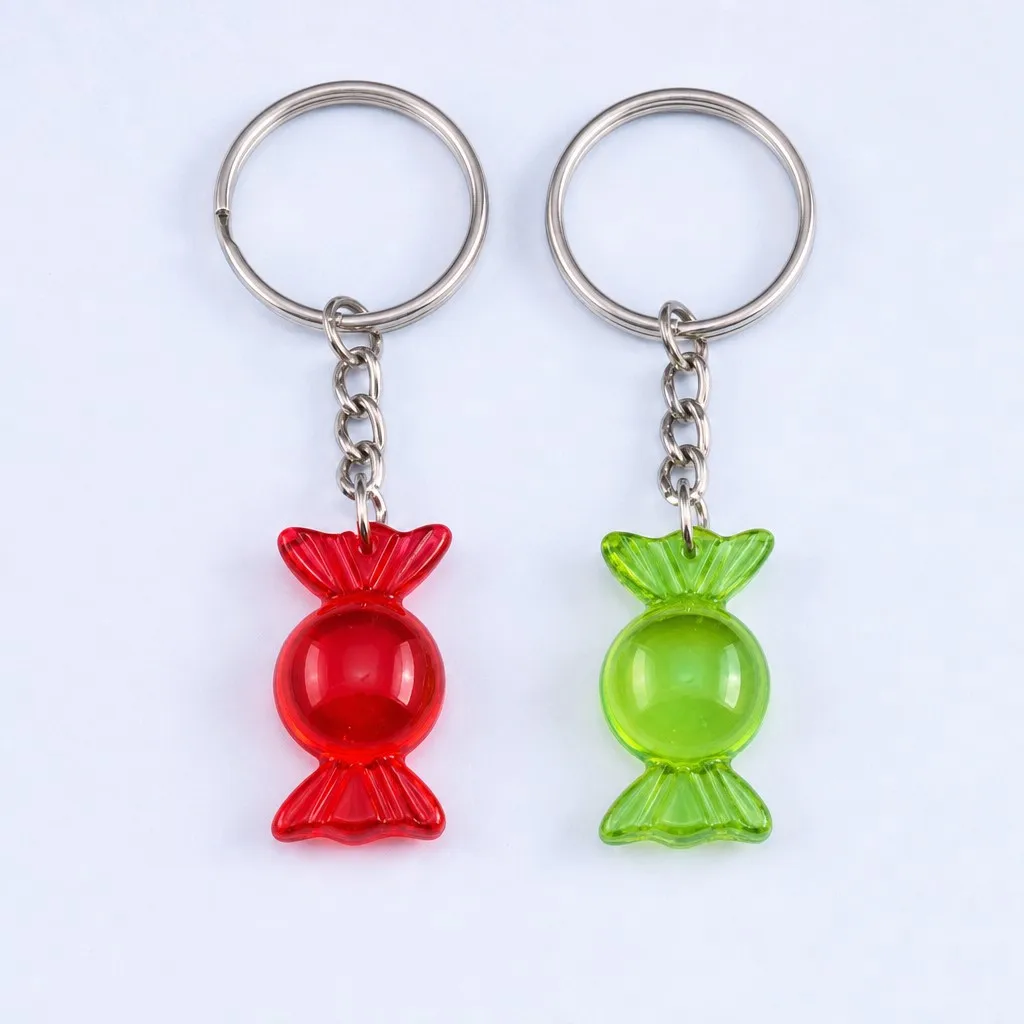 Duo Sweet Gift Set Red and Green Candy Keychains