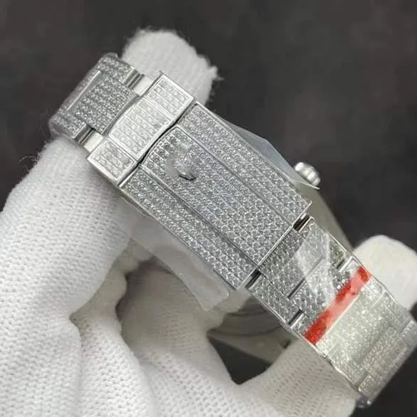 

Mechanical watch 41mm luxury brand automatic mechanical small luxury diamond mechanical watch