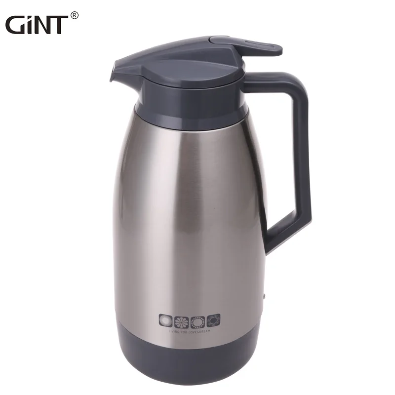 

1L Modern Design Double Wall Insulated Comfortable Handle Press Coffee Pot