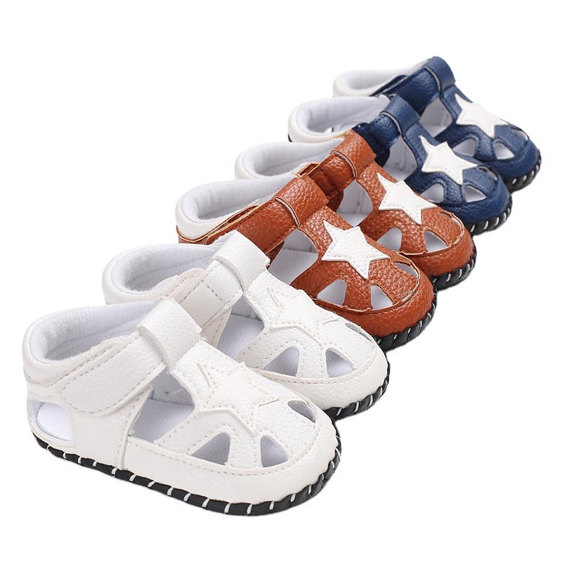 

Summer baby boys' rubber soled sandals antiskid baby walking shoes, 3 colors