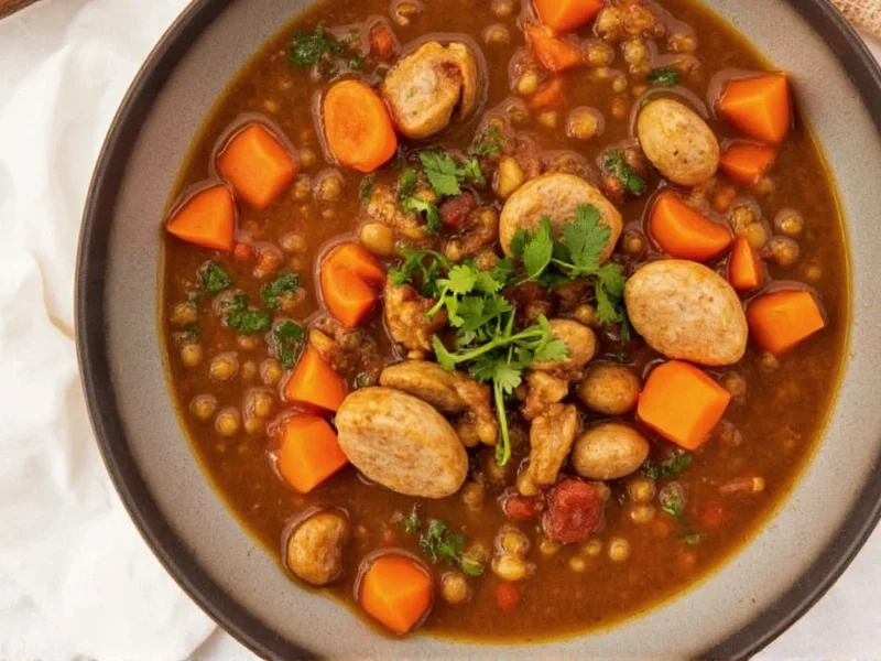 sausage lentil soup