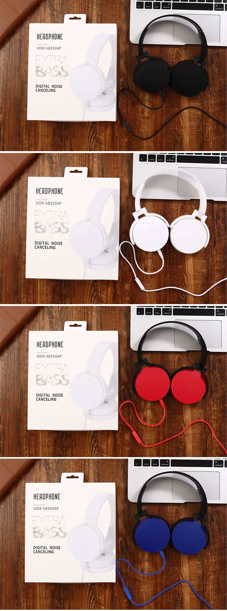 custom stereo wired headphones