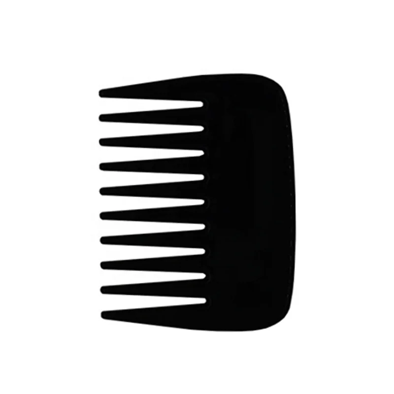 

Pocket Plastic Comb Super Wide Tooth Combs No Static Beard Comb Small Hair Brush Hair Styling Tool, Black