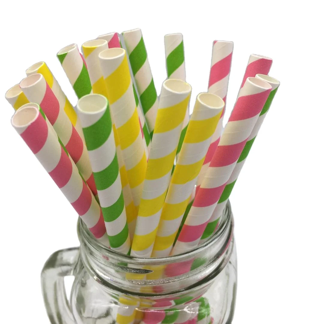 

biodegradable paper straws custom paper drinking straws manufacture for party wedding, Black,white,red,green,pink etc different color