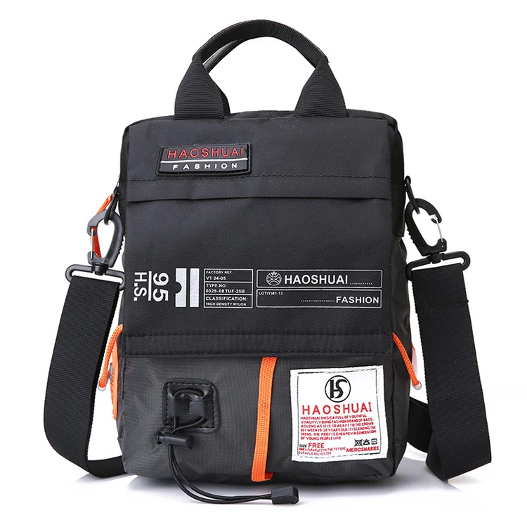 

Hot sale fashion casual men messenger bag waterproof nylon camouflage briefcase