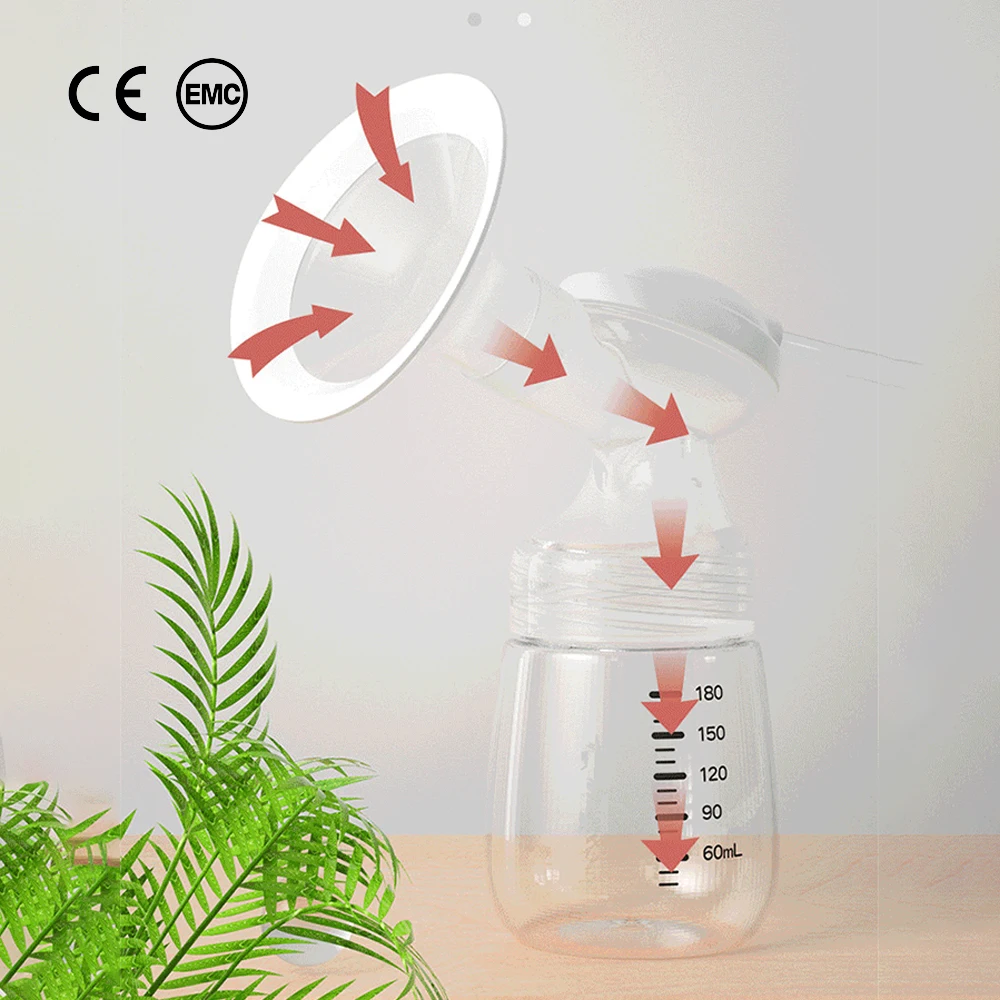 

Electric Breast Pump Set Milk Electric Large Suction Pull One-piece Chargeable Milk Maker Bebe Accessories Wireless Breast Pump