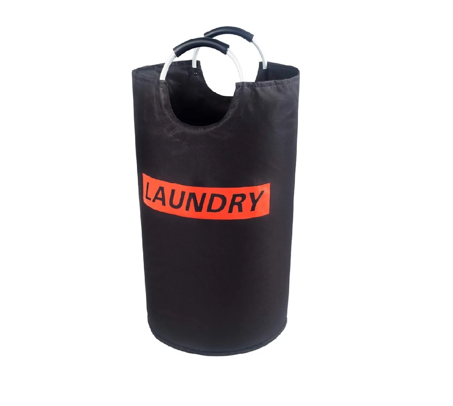 

Amazon Hot Sale Waterproof Laundry Basket Laundry Bag with Padded Handles for Clothes Storage, Black