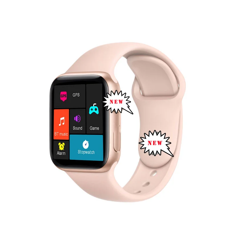 

2021 New EW01 GPS Smart Watch Custom Watch Face BT Call Message Music Player Heart Rate Blood Presure Waterproof