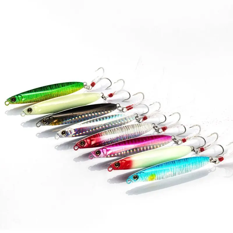 

Tackles Slow Jigging Metal Jig 20/30/40G Fishing Lure Fishing, Various