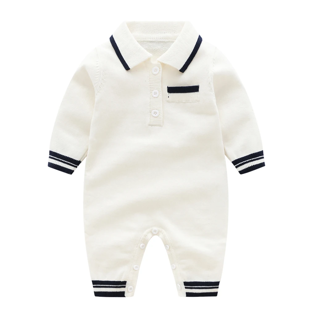 

Special Hot Selling Baby Clothes Rompers Organic Cotton Baby Clothes Baby Clothes, White/ blue babi romper