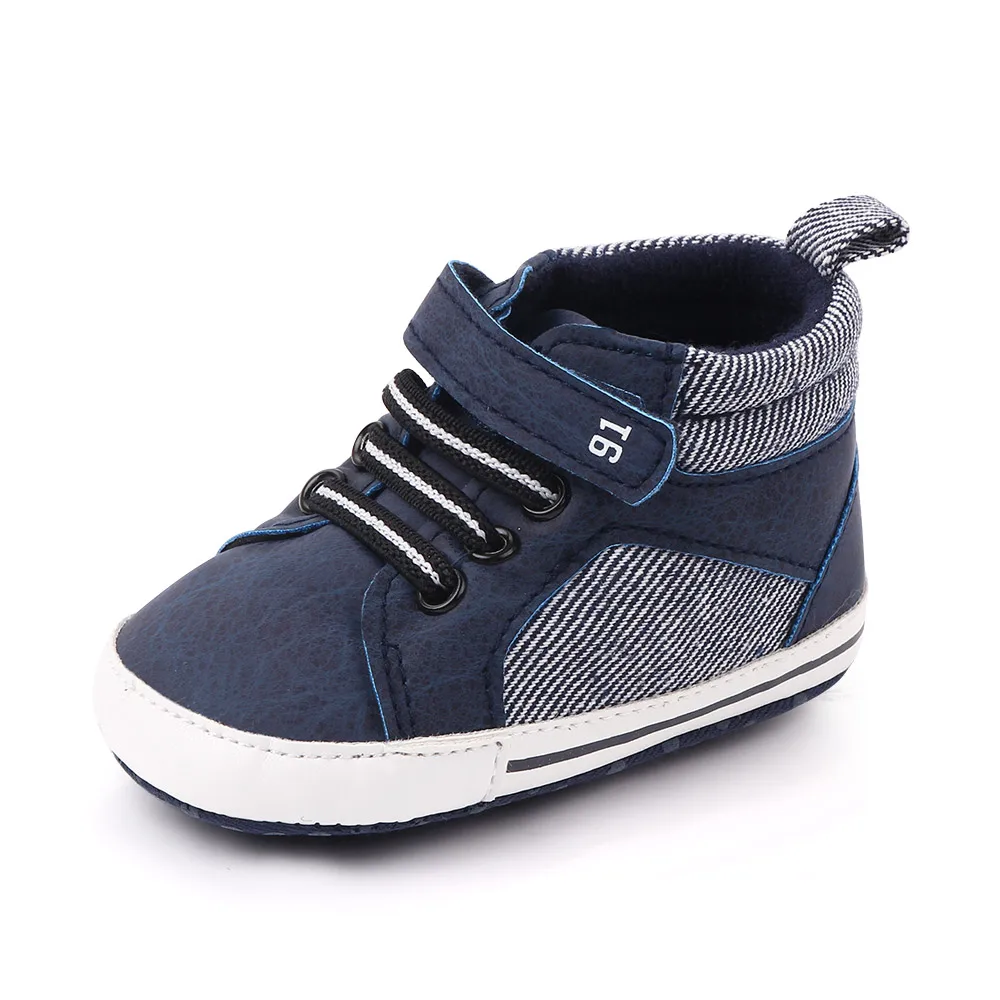 

Top quality keep warm winter new prewalker boy baby shoes, Brown/army green/blue