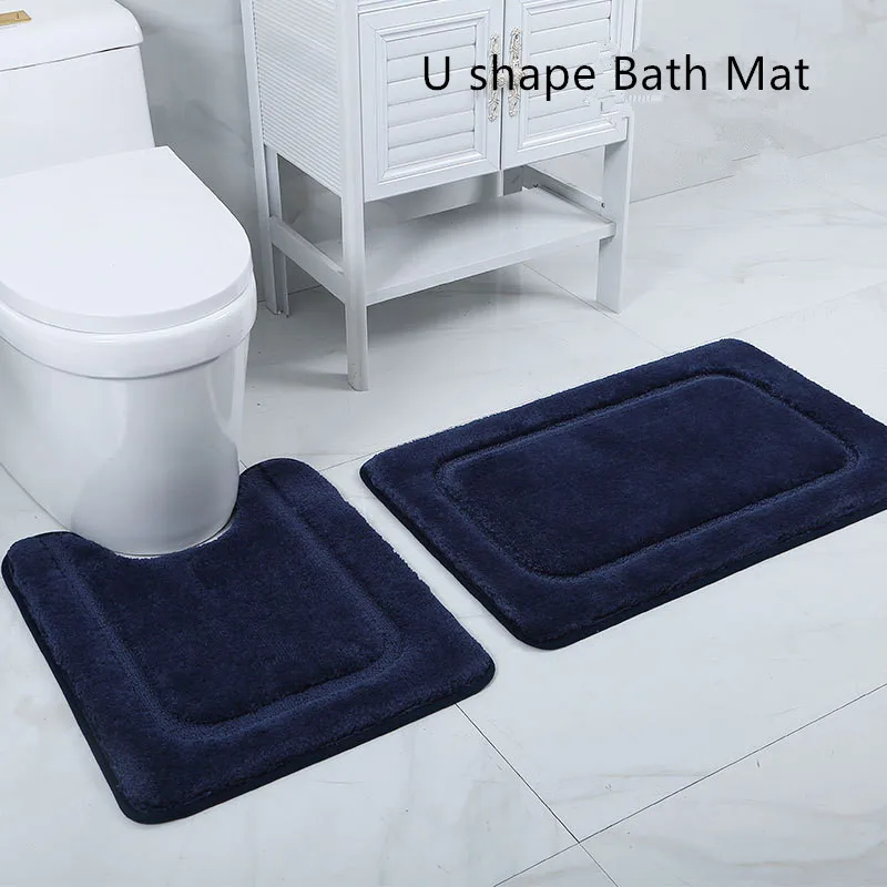 

i@home microfiber floor woven nonslip custom bathroom chenille bathmats set, Picture