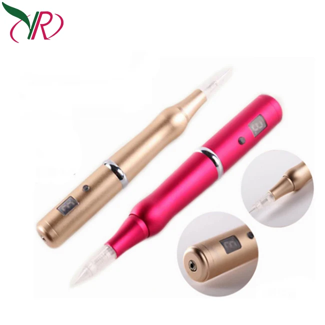 

wholesale Eyebrow microblading Permanent make up machine wireless tattoo pen, Red