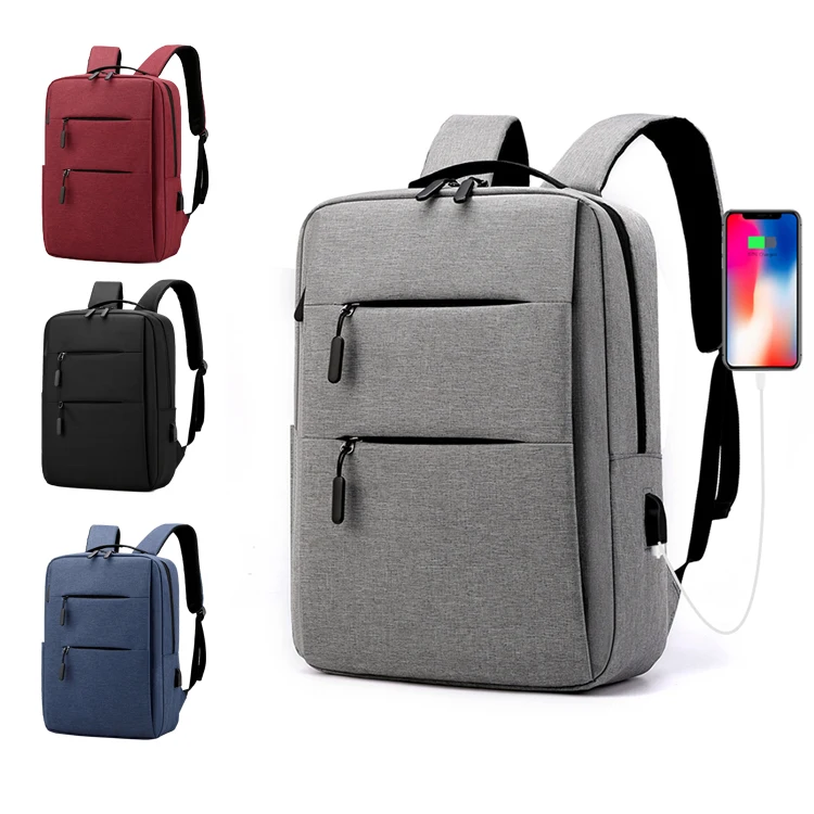 

Custom Logo Usb Charging Travel Laptop Bag High Capacity Computer Business Backpack