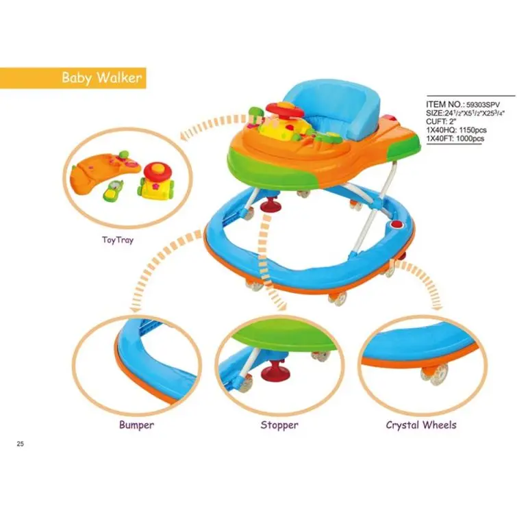 
Baby walker tricycle high quality children tricycle with non inflatable rubber wheel 