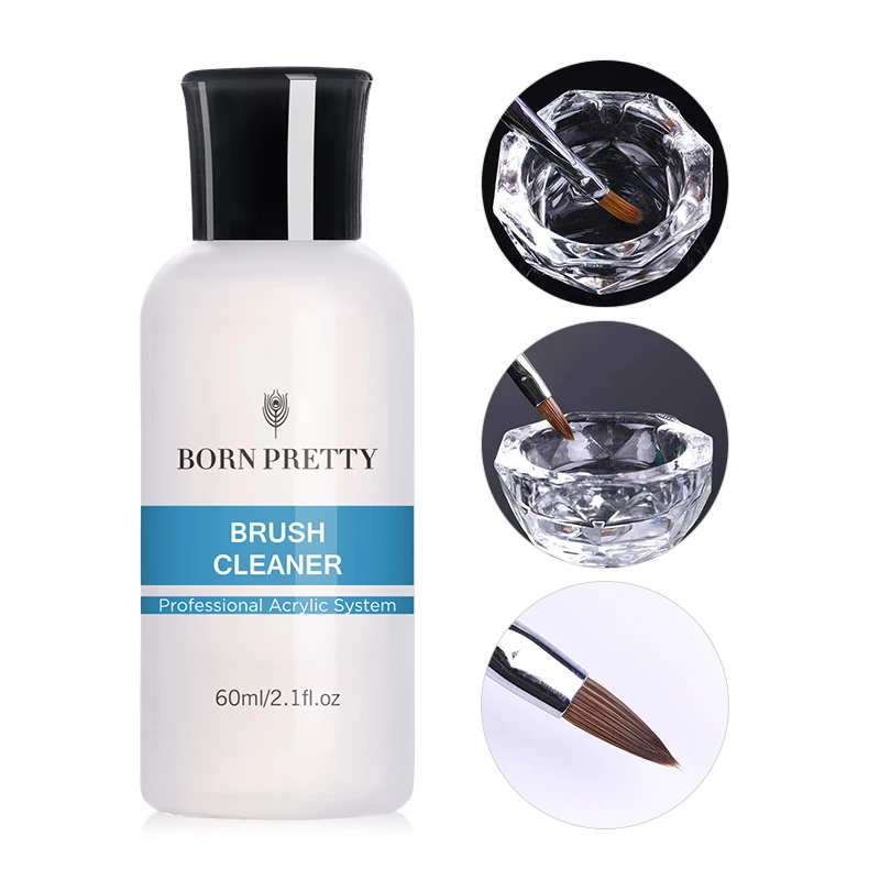 

BORN PRETTY 60ml Hot Sale Nail Cleanser Liquid For Nail Acrylic Brush Professional Nail Cleanser Liquid, Transparent