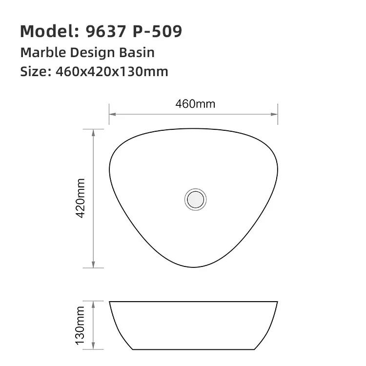white-marble-sink-bathroom-9637-P-509-technical-dimension-drawing-460x420x130mm-plan-section-organic-pebble-profile