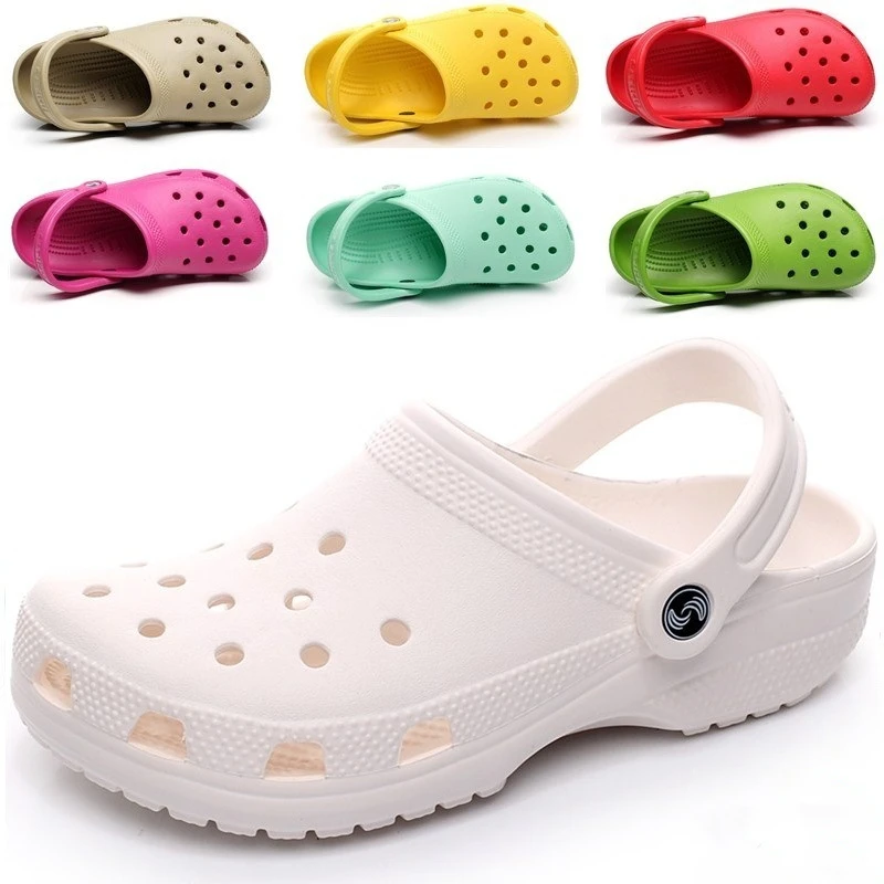 

Garden Shoe Designer Platform Clogs EVA Nursing Custom Clogs Slippers Croc Sandals Charms For Croc Shoes Women'S Clogs Corc, Black,white,grey,navyblue,brown,moonlight