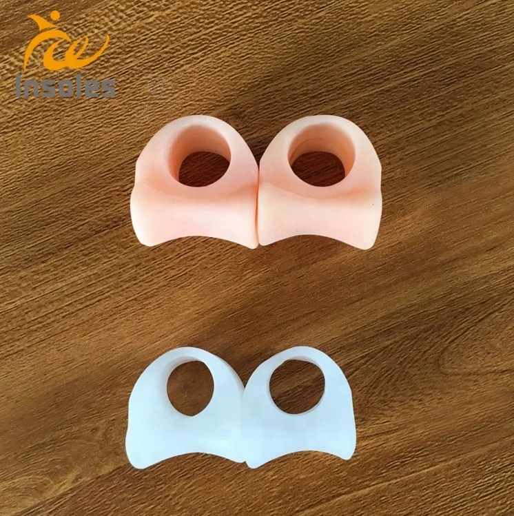 
Pack of 4 Toe Separators and Spreaders For Bunion, Overlapping Toes and Drift Pain Pads 