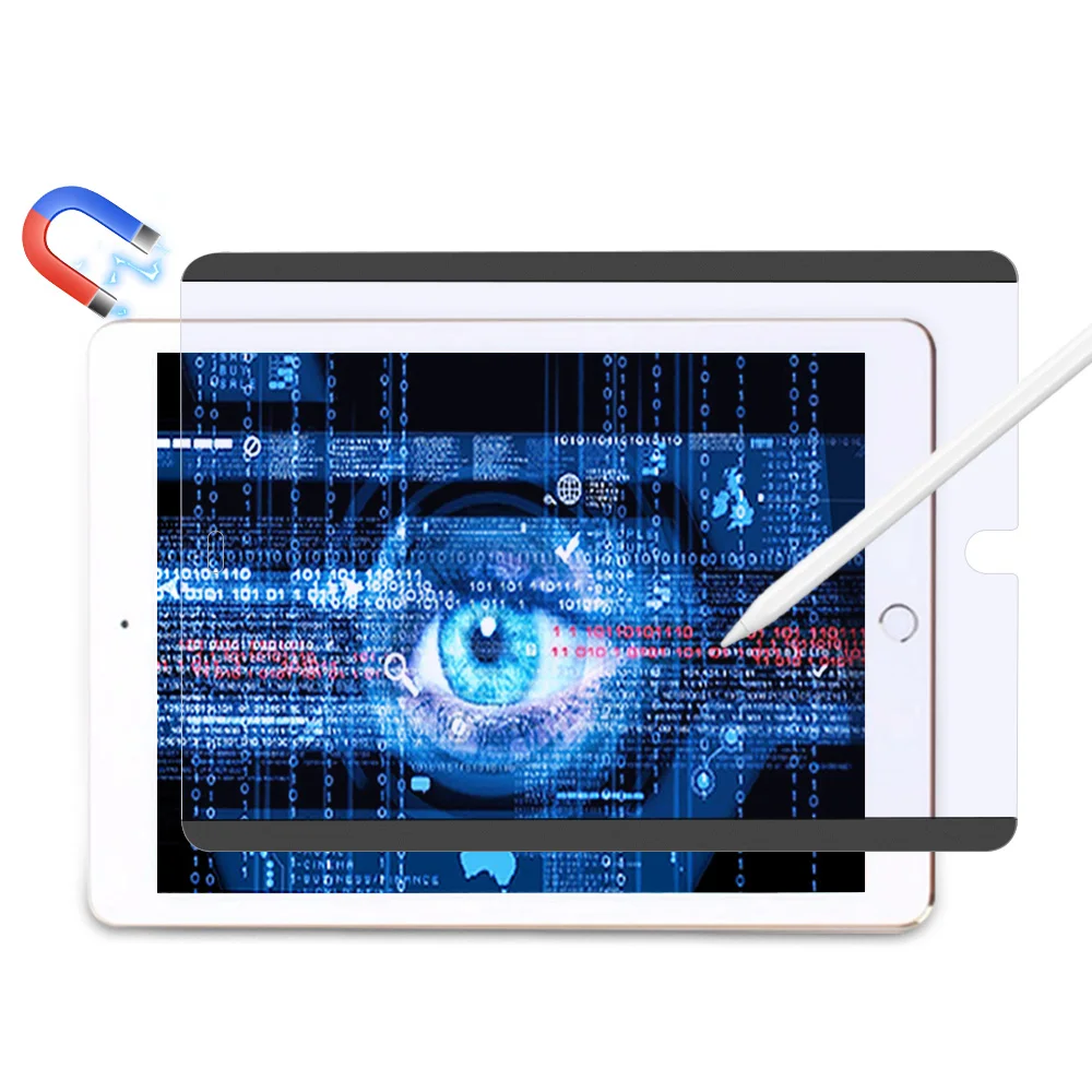 

Paper feeling like magnetic anti blue light filter tablet screen protector for iPad 10.5